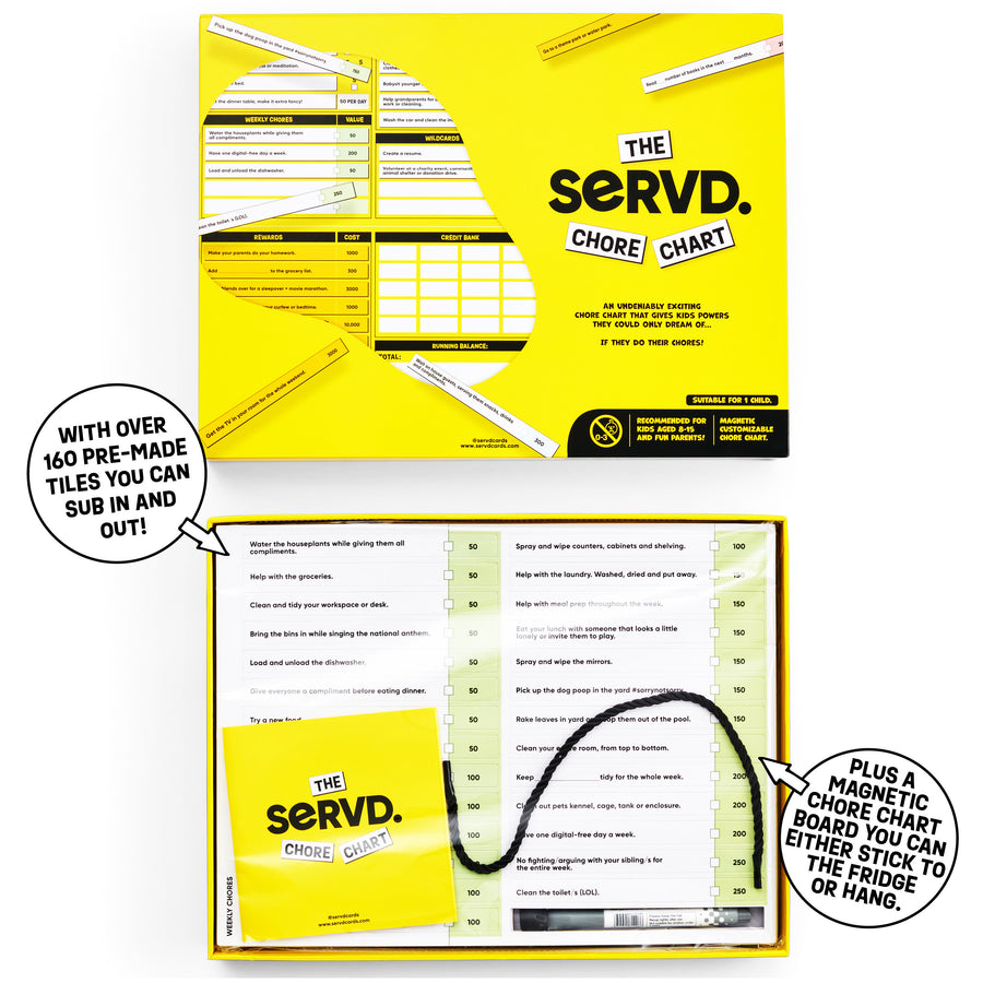 The SERVD Chore Chart