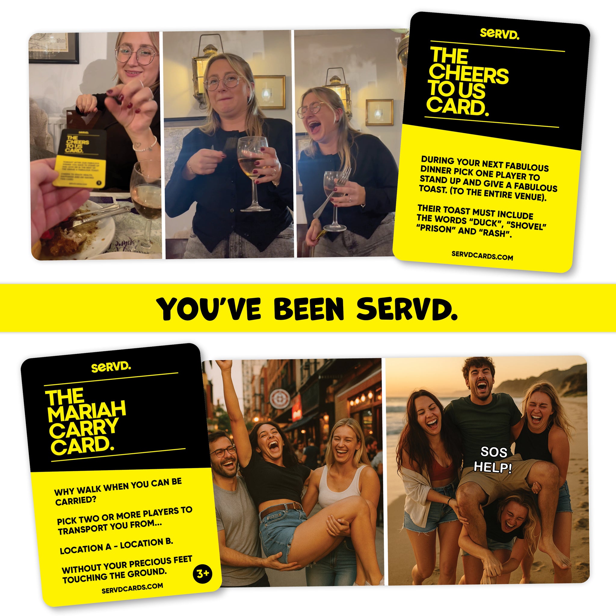 FRIENDS – SERVD CARDS